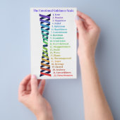 Law of Attraction Emotional Guidance Chart チラシ (ハンドル)