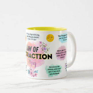 Law Of Attraction Mug ツートーンマグカップ