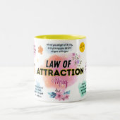 Law Of Attraction Mug ツートーンマグカップ (中央)