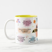Law Of Attraction Mug ツートーンマグカップ (左)