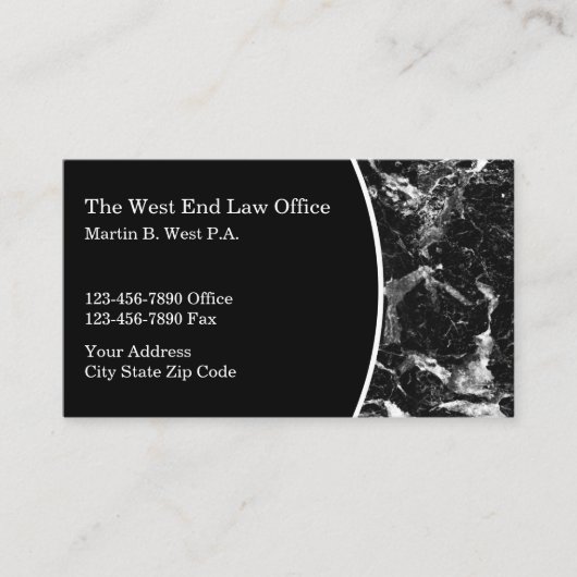 Law Office Attorney Classy  名刺 (正面)