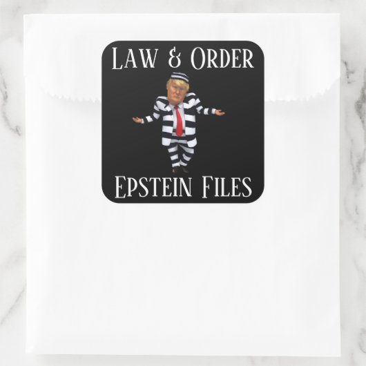 Law & Order ステッカー (バッグ)