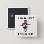 Law & Order Button 缶バッジ (正面&裏面)