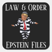 Law & Order Sticker スクエアシール (正面)
