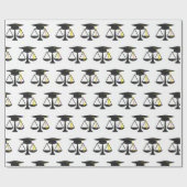 Law School Graduation ラッピングペーパー (フラット)