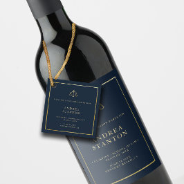 Law School Graduation Gold Photo Party Elegant フェイバータグ