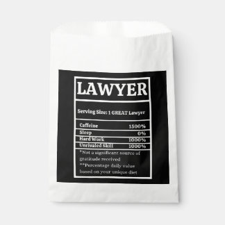 Law School Graduation Party Favor Lawyer Thank You フェイバーバッグ