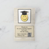 Law School Paralegal Graduation Announcement Photo 案内状 (内部)