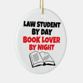 Law Student Loves 読's セラミックオーナメント (右)