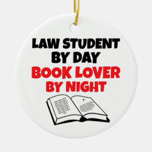 Law Student Loves 読's セラミックオーナメント