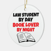 Law Student Loves 読's セラミックオーナメント (左)