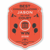 Law Victoryお祝いギフト シール (正面)