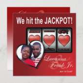 Lawannaラスベガスの大当たりのハートは日付を救います セーブザデート (正面/裏面)