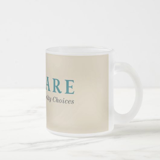 Lawfareの曇らされたガラスのマグ フロストグラスマグカップ (右)