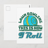 LawnボーリングThis 転が How I  ポストカード (正面/裏面)