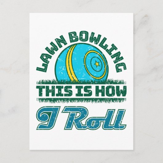 LawnボーリングThis 転が How I  ポストカード (正面)