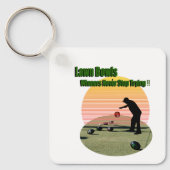 Lawn Bowl受賞者のデザイン、キーリング キーホルダー (正面)