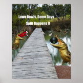 Lawn Bowl Australia Split Occurs, Poster ポスター (正面)