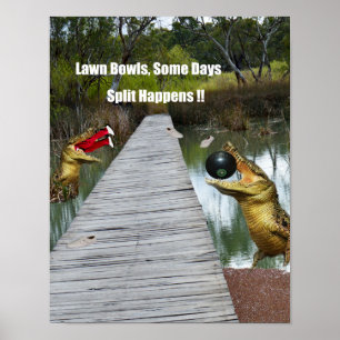 Lawn Bowl Australia Split Occurs, Poster ポスター