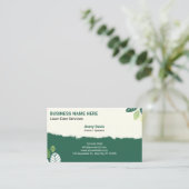 Lawn Care Gardening Services Landscaping Mowing 名刺 (スタンド正面)