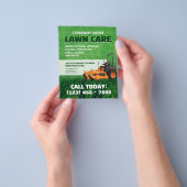 Lawn care grass lawn mower  チラシ (手)