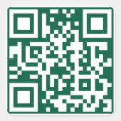 Lawn Care & Landscaping Business, QR Code  スクエアシール (正面)
