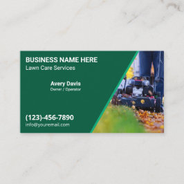 Lawn Care Landscaping Mowing Yard Work Grass 名刺