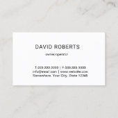 Lawn Care & Landscaping Riding Mower USA Flag Busi 名刺 (裏面)