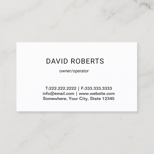 Lawn Care & Landscaping Riding Mower USA Flag Busi 名刺 (裏面)