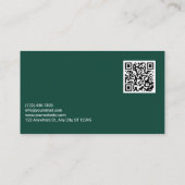Lawn Care & Landscaping Services QR Code 名刺 (裏面)