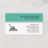 Lawn Care Mowing Gardener 名刺 (正面)