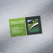 Lawn Care Service Logo | Landscaping Gardening  マグネット名刺 (インサイチュ)