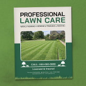 Lawn Care Services チラシ