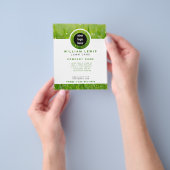 Lawn Care Simple Business Logo Landscaping  チラシ (手)