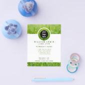 Lawn Care Simple Business Logo Landscaping  チラシ (シングル)