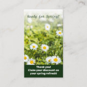 Lawn Care Thank you! Spring Refresh 割引カード (正面)