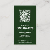 Lawn Care You Help Us Grow Appreciation 名刺 (裏面)