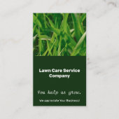 Lawn Care You Help Us Grow Thank You 名刺 (正面)