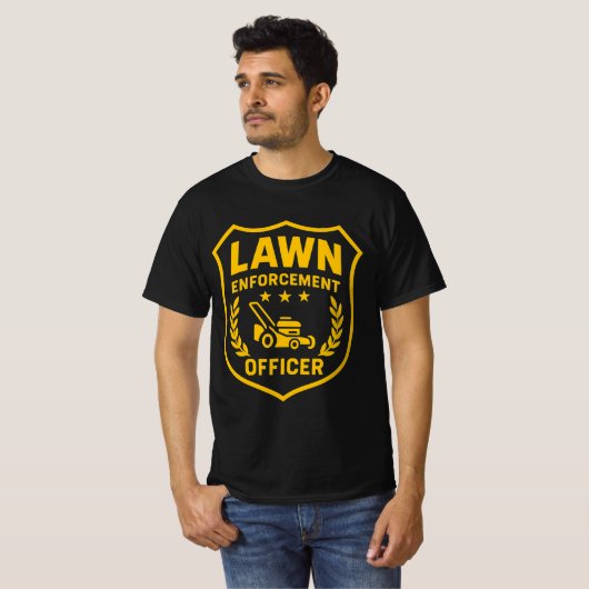 lawn enforcement officer tシャツ (正面フル)
