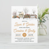 Lawn & Garden Wedding Shower, Bridal Shower 招待状 (スタンド正面)