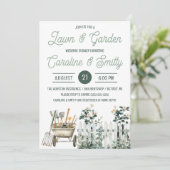 Lawn & Garden Wedding Shower, Bridal Shower 招待状 (スタンド正面)