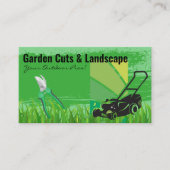 Lawn Mower Cutting | Grass | Landscapers 名刺 (正面)