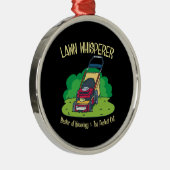 Lawn Mower - Lawn Whisperer メタルオーナメント (右)