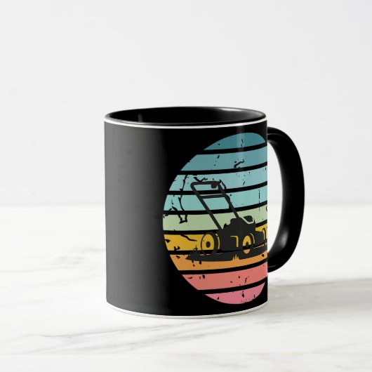 Lawn Mowing Gift  マグカップ (正面右)