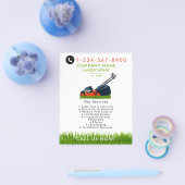 Lawn Mowing Landscaping Garden Lawn Care Modern チラシ (シングル)