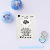 Lawn Mowing Landscaping Garden Lawn Care Tree チラシ (シングル)