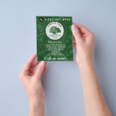 Lawn Mowing Landscaping Garden Lawn Care Tree チラシ (手)