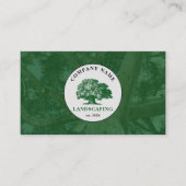 Lawn Mowing Landscaping Garden Lawn Care Tree 名刺 (正面)