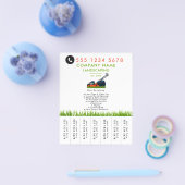 Lawn Mowing Landscaping Garden Tear Off Strips チラシ (シングル)