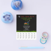 Lawn Mowing Landscaping Garden Tear Off Strips チラシ (シングル)